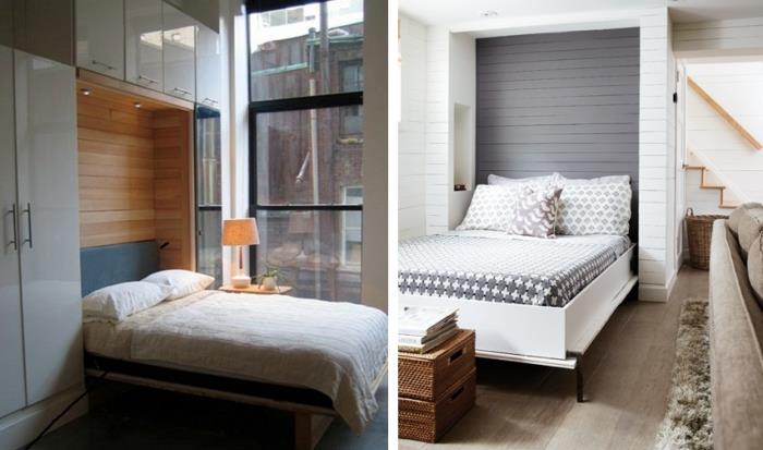 zložljiva postelja-zložljiva postelja-omara-postelja-ozka soba-kako ravnati
