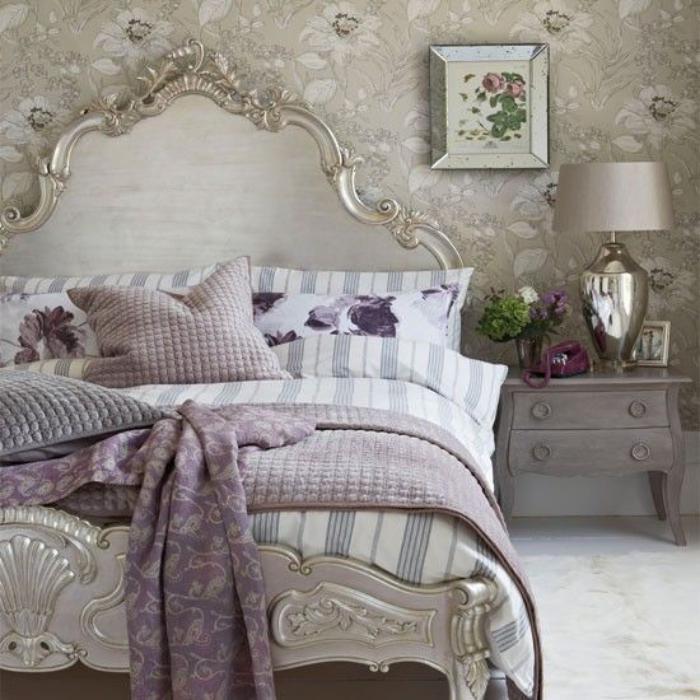 baročna postelja-spalnica-baročni slog