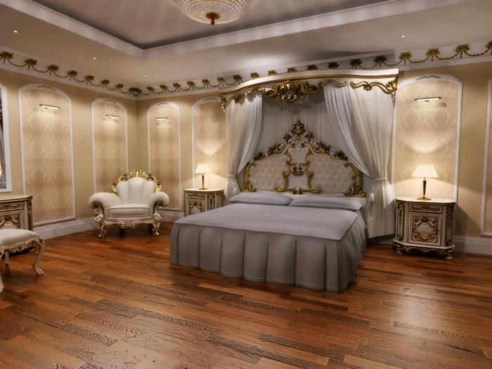 očarljivo pohištvo, viseči strop, baročni dekor, bež ozadje