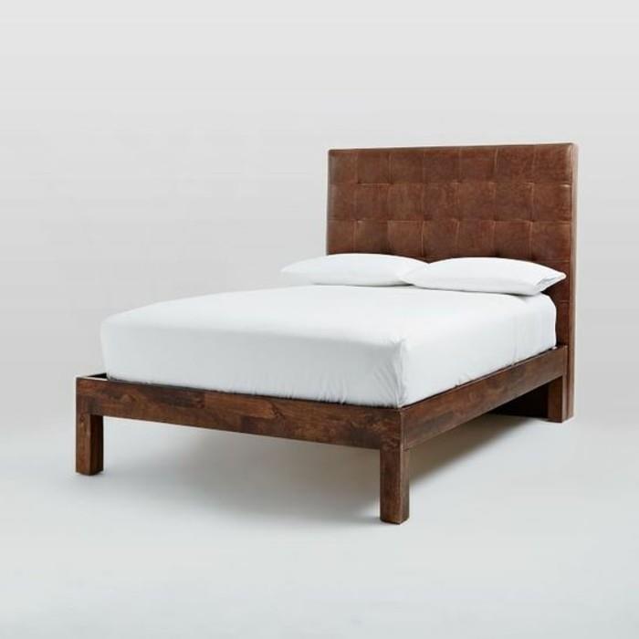 tasarım-yatak-180x200-roche-bobois-deri-yatak-ve-masif-ahşap-başlık-kahverengi-deri