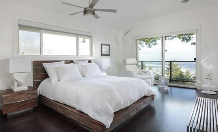 paleta-postelja-rustikalni slog-čudovit-predlog-paleta-pohištvo-zen-vzdušje