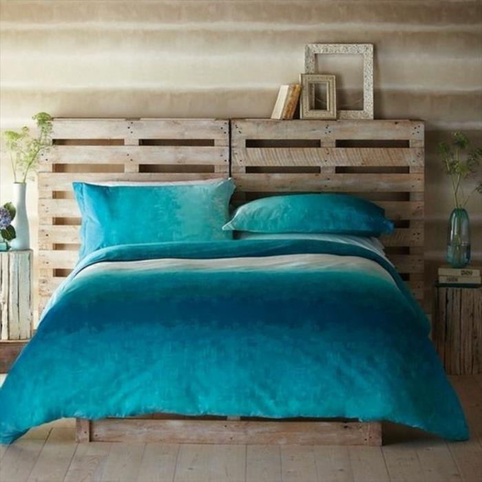 postelja iz palete v vintage slogu-surovina-vzglavje-paleta-postelja