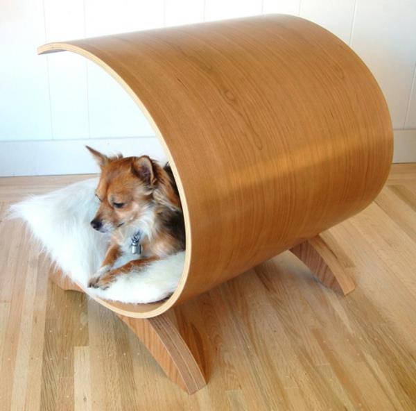 šunų lova-originalus dizainas-medis