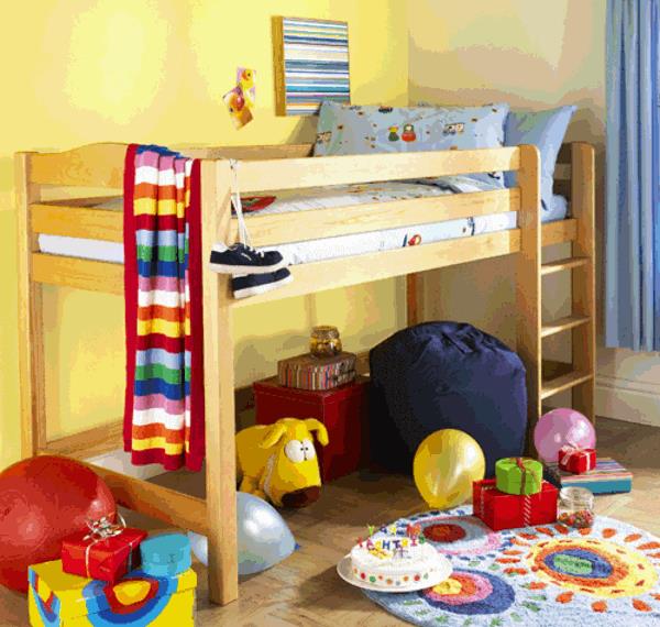 podstrešna postelja-lesena-podstrešna postelja-original-otroška-spalnica