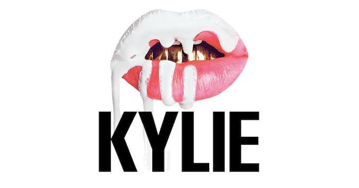 Logo Kylie Cosmetics Kit Lip, kozmetična znamka Kylie Jenner, ki je pri 21 letih postala najmlajša milijarderka v zgodovini