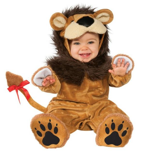 leono-Helovino-kūdikio kostiumas