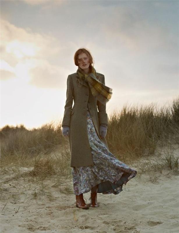 dolg tvid-plašč-za-ženske-vintage-moda