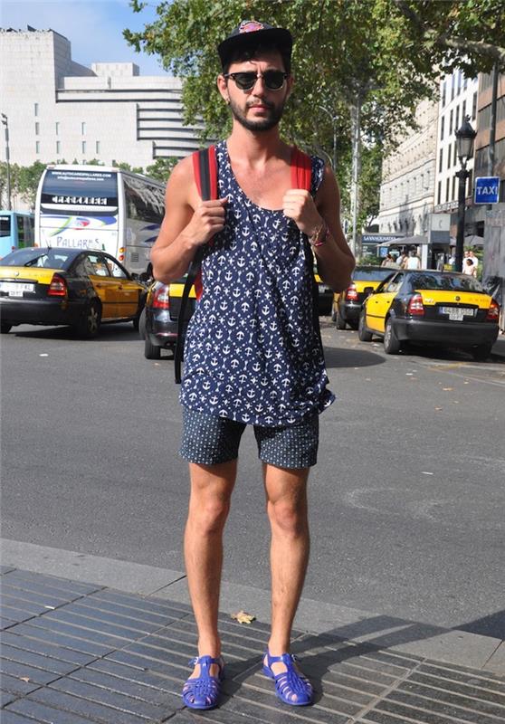 hipster-look-summer-vintage-cap-sailor-tank-top-clothing-thrift-store-glasses-rayban-mode