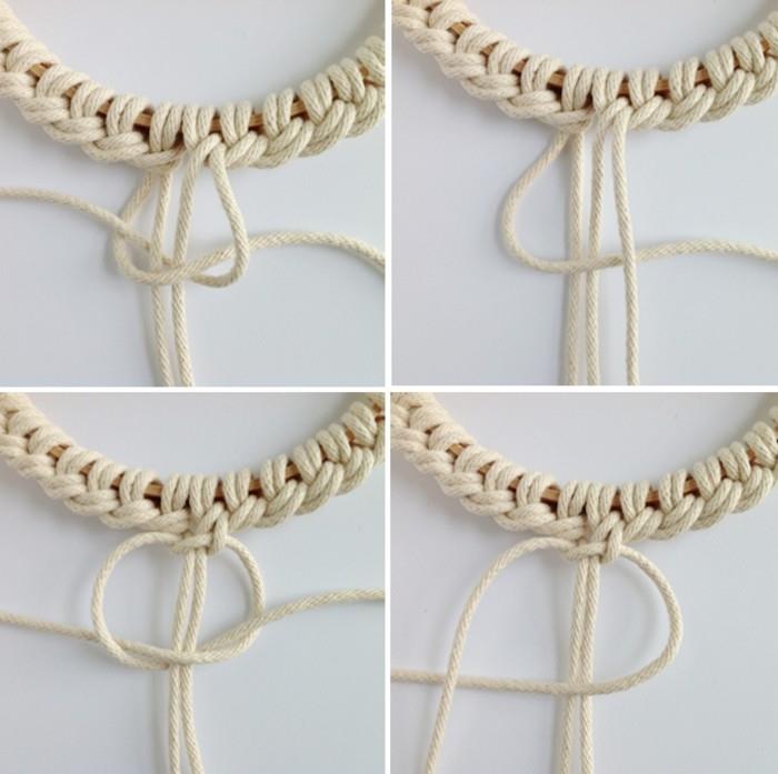 diy macrame, boho dekoracija, tehnični macrame, kravate iz makrameja