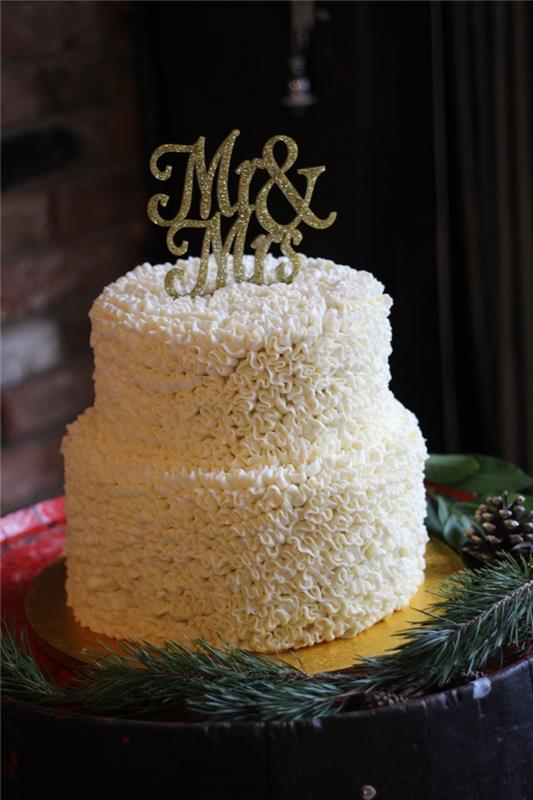 Liukso torto idėja, vestuvinis tortas, kopūstų vestuvių tortas, paprastas pasirinkimas
