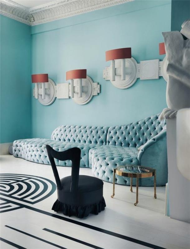 veličastna ideja-za-vašo-dnevno sobo-pohištvo-modro-oblazinjeno-kavč-modro