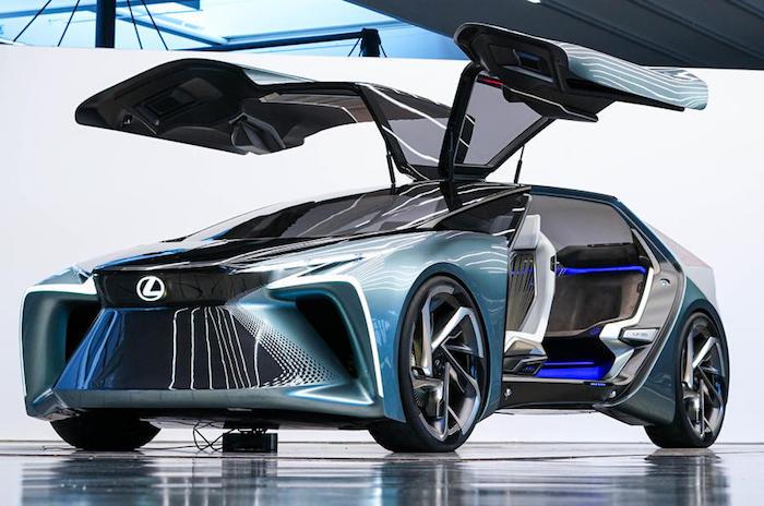 Geleceğe bakın, Lexus ilk elektrikli otomobillerini, muhteşem modern otomobil tasarımını sunuyor