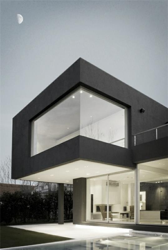 kubična hiša-moderna-minimalistična-arhitektura