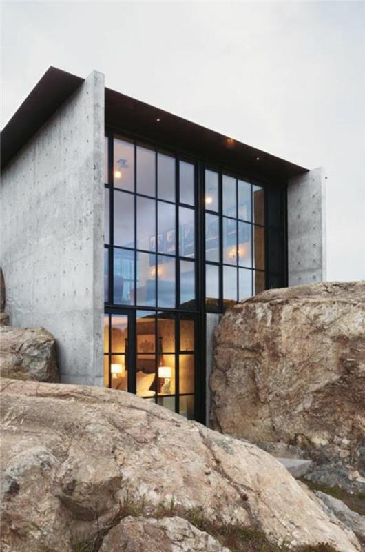 didelis namas-palėpės stilius-minimalizmas šiuolaikinėje architektūroje