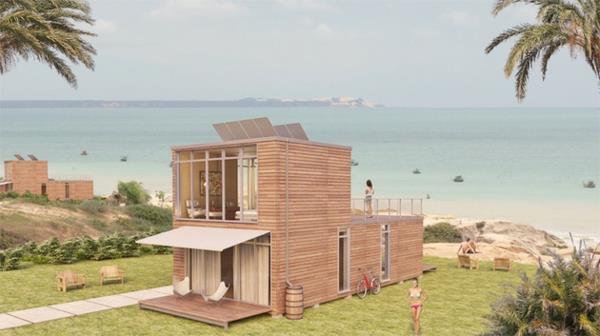 modularne hiše-modularne hiše v bližini plaže