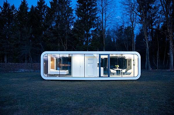 modularne hiše-a-kabina-bela