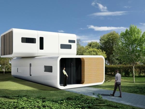 modularne hiše-bele enote