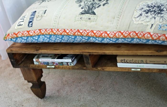 Poceni-evropska-klop-paleta-zunanjost-diy-klop-vrt-box-spremenjena