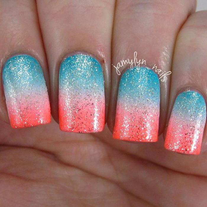 manikura-ombre-nail-art-ombre-v-treh odtenkih