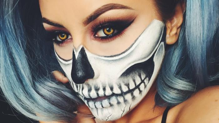 halloween-makeup-easy-halloween-makeup-mask-na-obrazu-spremenjena velikost