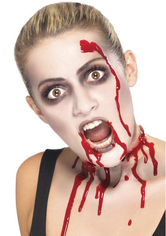 zombių makiažas Helovino kostiumas Undead netikras kraujas