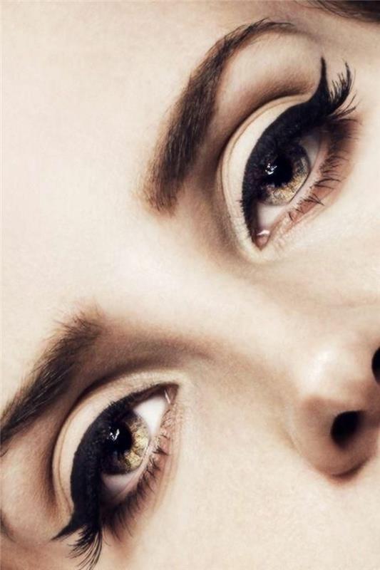 okrogle oči-ličila-mačje oči-ličila-kako-narediti-original-moda-enostavno narediti