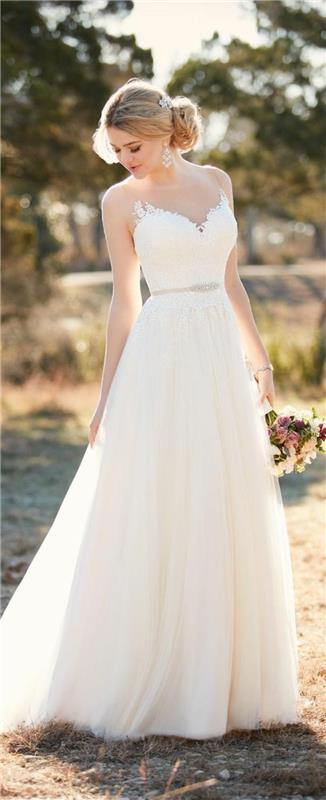 vestuvinė-vestuvinė suknelė-ilga-balta-idėja-suknelė ilgomis rankovėmis