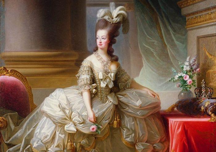 marie antoienette karalienę, kad pastelinės spalvos būtų populiarios madoje ir interjere karališkas riešutas