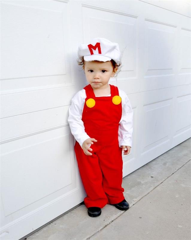 Super Mario v rdečem kostumu halloween otroški kostum, kostumi za najmlajše