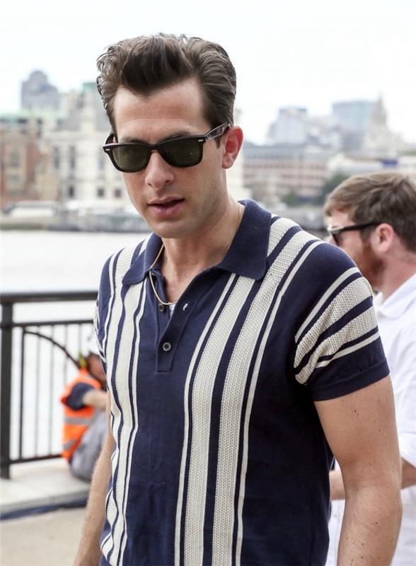 saç modeli mark ronson retro tarzı muz adı saç kesimi