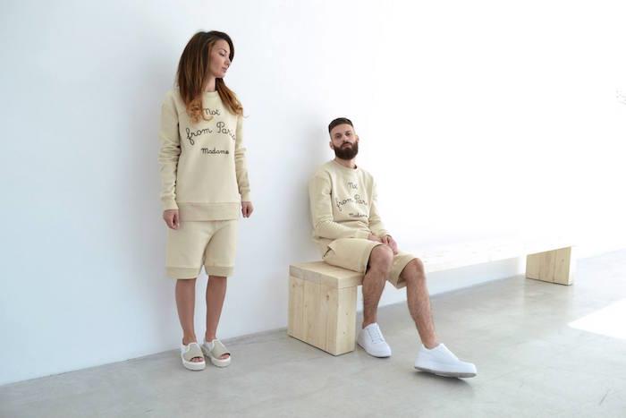 francoske blagovne znamke streetwear francoski sweat femme not from paris madame bei drole de monsieur short homme