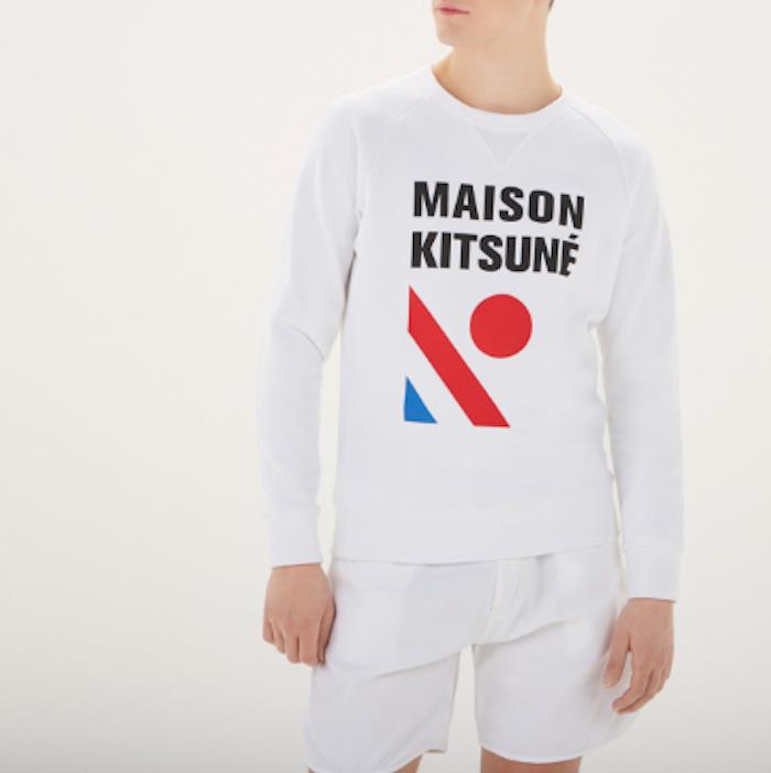 Maison kitsuné oblačila francoske blagovne znamke paris