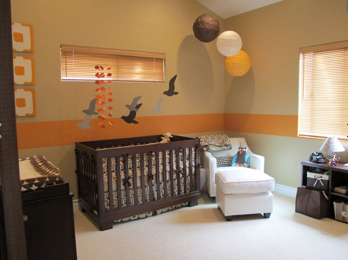 Decoración de una habitación para un recién nacido.