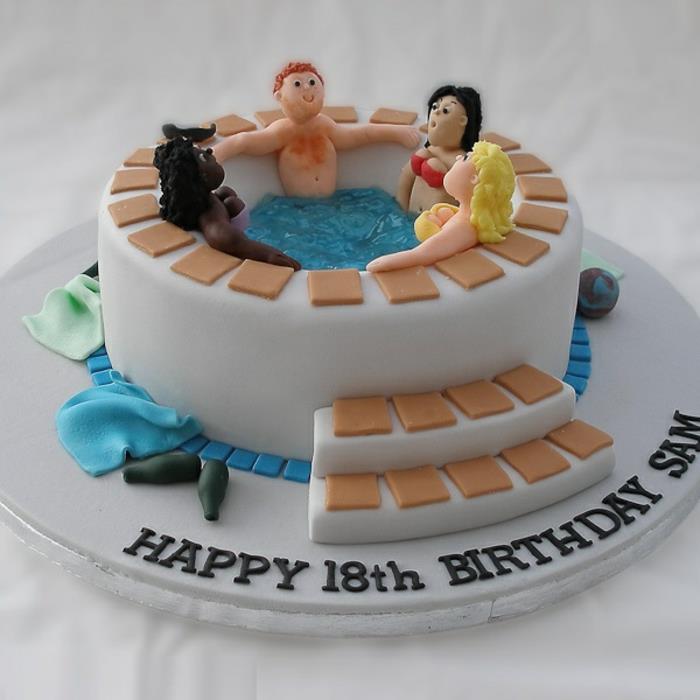 Doğum günü oyuncusu için kolay ve özgün bir özel doğum günü pastası
