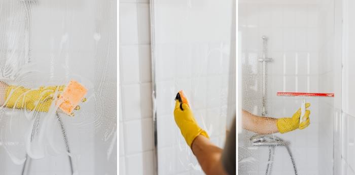 paprastas būdas plauti langus ir veidrodžius efektyviai be chemikalų be pėdsakų valymo priedai vonios dušo kabina