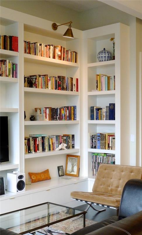 modern-oturma odası-kitaplık-dolap