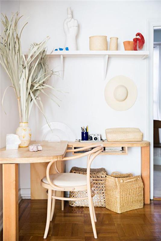 pisarniško-pohištveno-oblikovalsko-vogalno mizo-majhen prostor