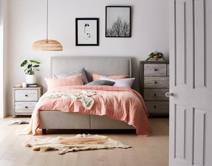 Modern komple yetişkin yatak odası, her yaş için uygun yatak odası düzenini genç güzel dekoru dekore eder.