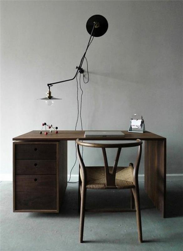 računalniški-pohištvo-svetilka-stol-leseni kolut