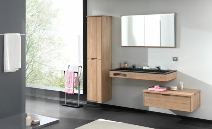 kopalnica-pohištvo-conforama-stenska-nameščena-PVC-imitacija-les-kopalnica-z razgledom