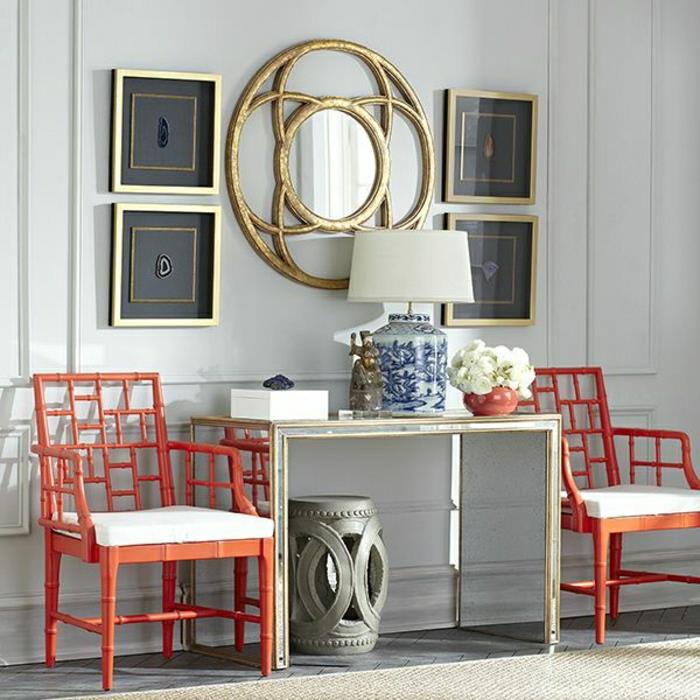 pohištvo-miza-elegantno-dekorativno-ogledalo-belo-dekorativno-svetilka-stol-rdeče