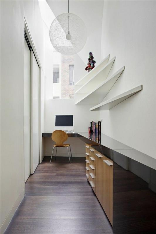 atipik-mobilya-modern-apartman-beyaz-duvarlar-çalışma masası-çalışma köşesi