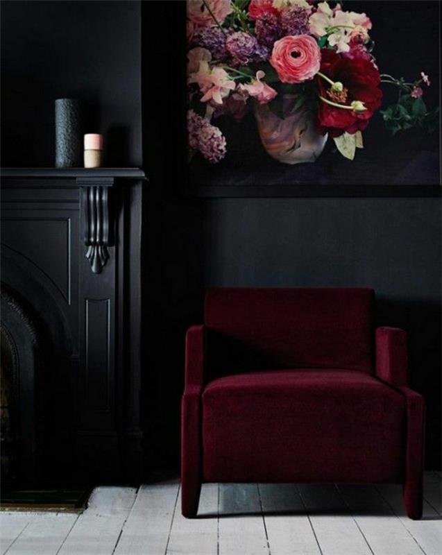 baroc baldų vermeil fotelis su porankiais iš stalo audinio su gėlėmis aukščiau