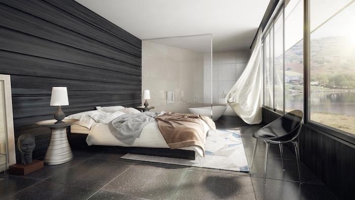 Modern yatak odası dekorasyonu çağdaş tasarım modern yatak odası dekorasyonu