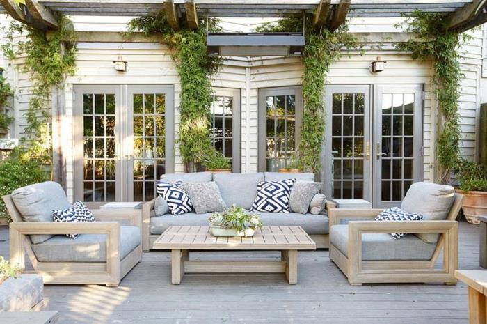 Açık veranda bahçe fikirleri, dinlenme alanı bahçe mobilyaları ile peyzaj bahçe fikirleri