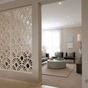 Tabique de cartón yeso estampado - interior exclusivo y elegante
