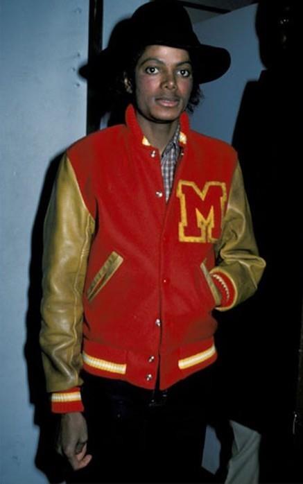 michael-jackson-varsity-striukė-trileris-blouson-clip-rouge-m