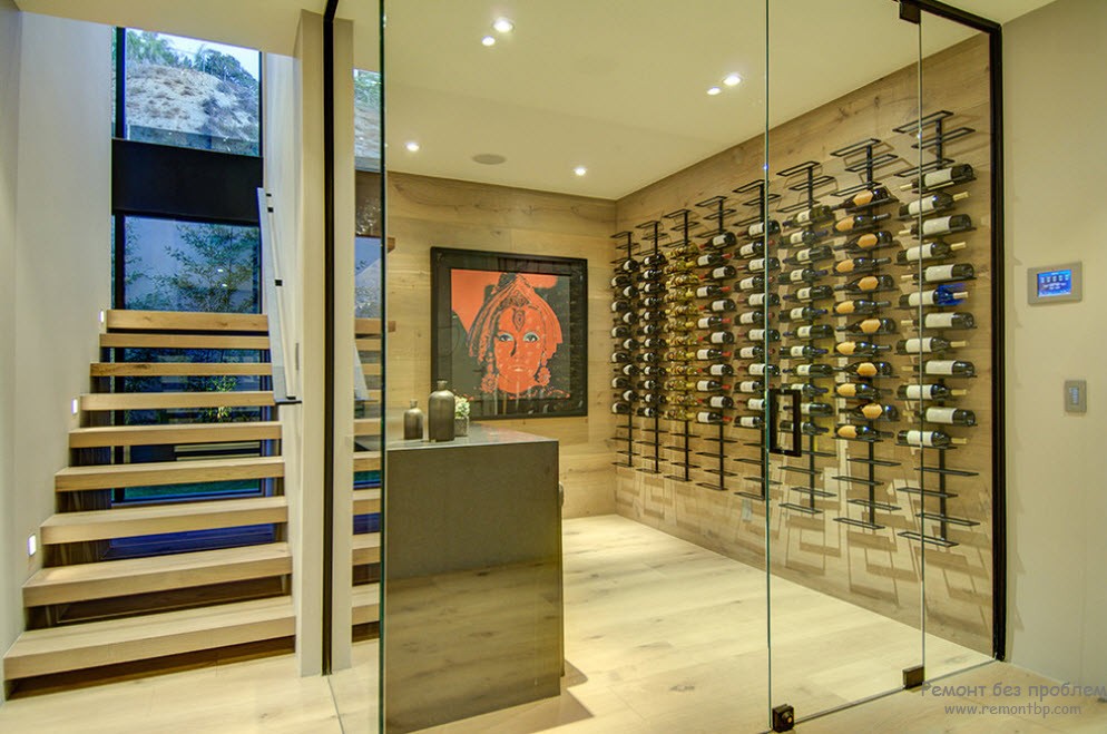 Laminato in cantina
