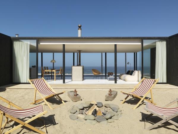 minimalistinio dizaino-jūros namas