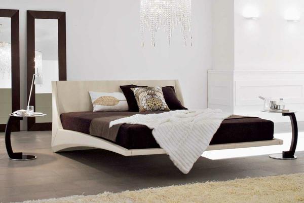 minimalistinė pakabinama lova